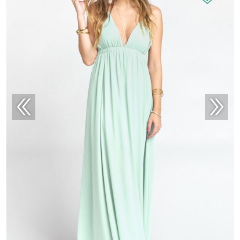 Show Me Your MuMu- Ava maxi- dusty mint crisp